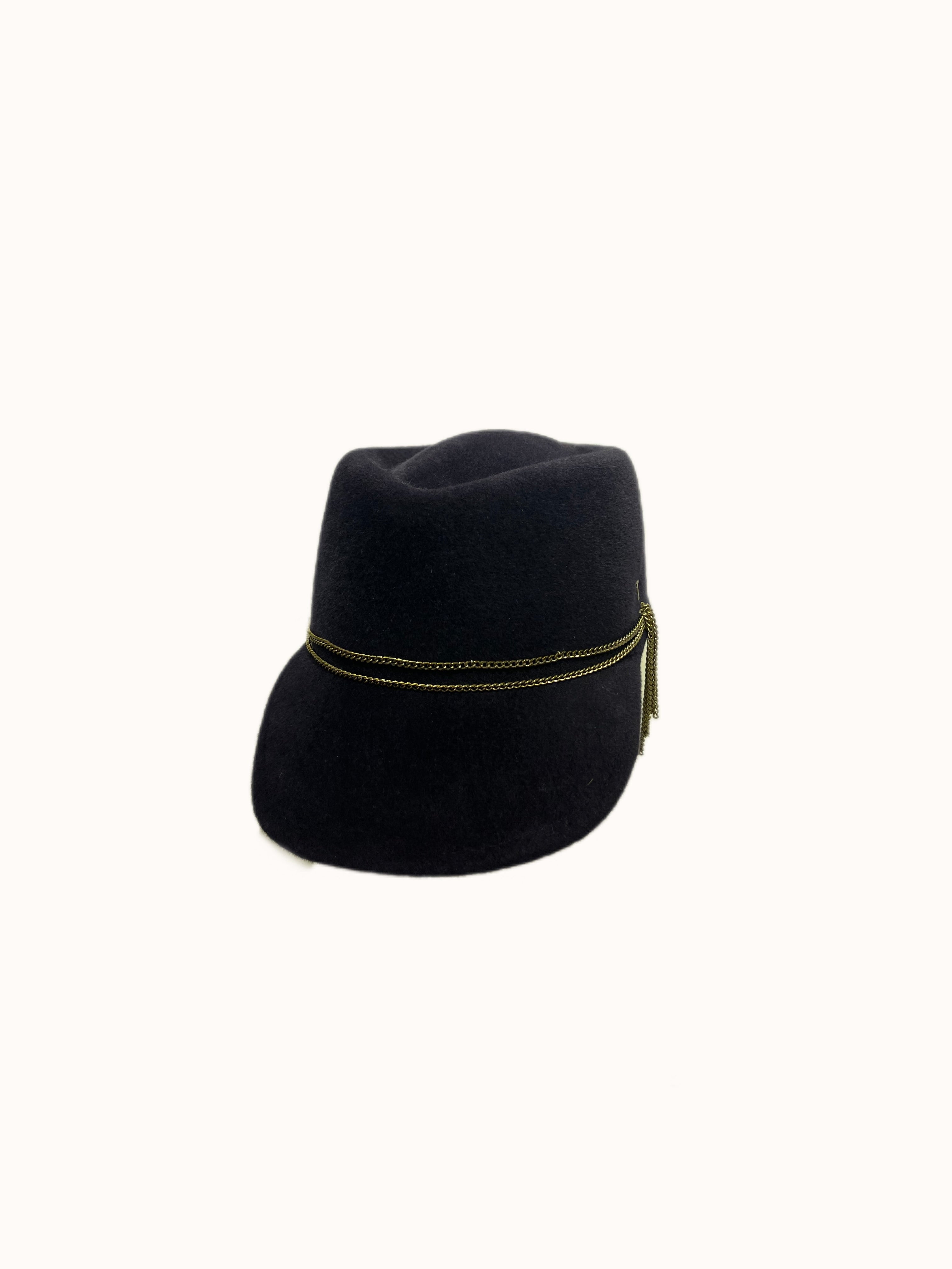 Furfelt Visor Hat